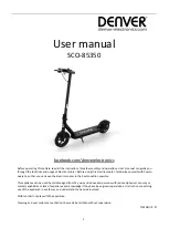 Preview for 1 page of Denver SCO-85350 User Manual