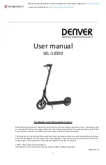 Preview for 1 page of Denver SEL-10500 User Manual