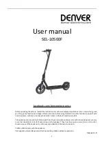 Preview for 1 page of Denver SEL-10500F User Manual