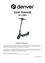 Preview for 1 page of Denver SEL-10800 User Manual