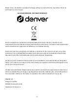 Preview for 18 page of Denver SEL-10800F User Manual