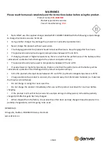 Preview for 20 page of Denver SEL-10810FD User Manual