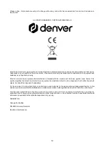 Preview for 19 page of Denver SEL-65230 Translation Of The Original Manual