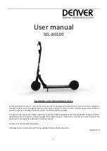 Preview for 1 page of Denver SEL-80130 User Manual