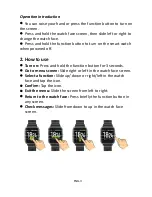 Preview for 5 page of Denver SMARTWATCH SW-163 User Manual