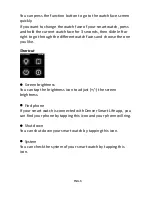 Preview for 8 page of Denver SMARTWATCH SW-163 User Manual