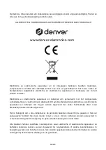 Предварительный просмотр 31 страницы Denver SW-151 User Manual