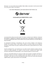 Предварительный просмотр 39 страницы Denver SW-151 User Manual