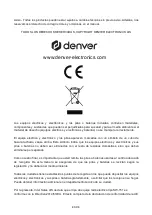 Предварительный просмотр 47 страницы Denver SW-151 User Manual