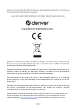 Предварительный просмотр 71 страницы Denver SW-151 User Manual