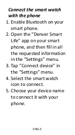 Preview for 5 page of Denver SW-162 User Manual