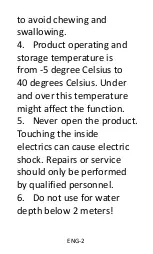 Preview for 4 page of Denver SW-351 User Manual