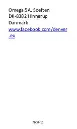 Preview for 217 page of Denver SW-351 User Manual