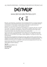 Предварительный просмотр 14 страницы Denver TAC-70051 User Manual