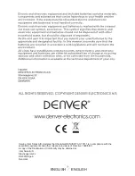 Предварительный просмотр 14 страницы Denver TAC-70111 User Manual