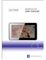 Denver TAC-7018 User Manual предпросмотр