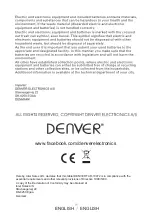 Preview for 14 page of Denver TAD-10072 User Manual