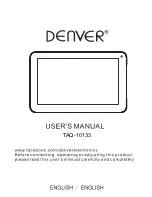 Denver TAQ-10133 User Manual предпросмотр