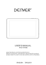 Denver TAQ-10192G User Manual предпросмотр