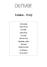 Preview for 2 page of Denver TAQ-10213G Faq