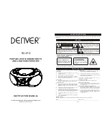 Denver TC-17C User Manual предпросмотр