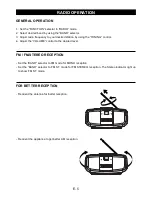 Предварительный просмотр 6 страницы Denver TC-21 Instruction Manual