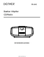 Предварительный просмотр 10 страницы Denver TC-21 Instruction Manual