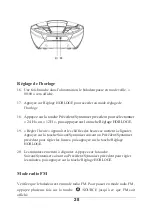 Предварительный просмотр 31 страницы Denver TC-28 Instruction Manual