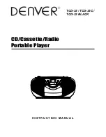 Denver TCD-33 BLACK User Manual preview