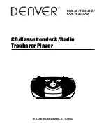 Предварительный просмотр 21 страницы Denver TCD-33 BLACK User Manual