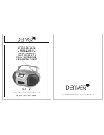 Denver TCD-57 User Manual предпросмотр