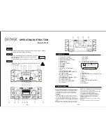 Предварительный просмотр 5 страницы Denver TCD-85 User Manual