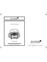 Denver TCM-210 User Manual предпросмотр