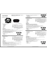 Denver TCM-220 User Manual preview