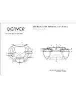 Предварительный просмотр 1 страницы Denver TCP-38 MK2 Instruction Manual