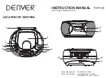 Предварительный просмотр 1 страницы Denver TCP-39 Instruction Manual