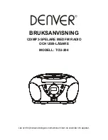 Предварительный просмотр 13 страницы Denver TCU-204 Instruction Manual