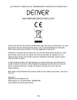 Предварительный просмотр 30 страницы Denver TCU-204 Instruction Manual