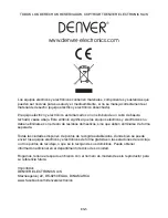 Предварительный просмотр 42 страницы Denver TCU-204 Instruction Manual