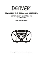 Предварительный просмотр 43 страницы Denver TCU-204 Instruction Manual