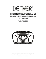 Предварительный просмотр 55 страницы Denver TCU-204 Instruction Manual