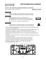 Preview for 6 page of Denver TCU-86 User Manual