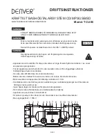 Preview for 18 page of Denver TCU-86 User Manual