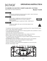 Preview for 22 page of Denver TCU-86 User Manual