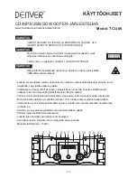 Preview for 26 page of Denver TCU-86 User Manual