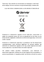 Preview for 55 page of Denver TDB-10 Instruction Manual