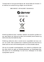 Preview for 63 page of Denver TDB-10 Instruction Manual