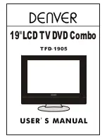 Denver TFD-1905 Instruction Manual preview