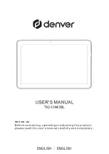 Предварительный просмотр 1 страницы Denver TIQ-10443BL User Manual