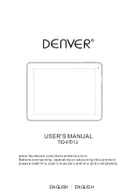 Denver TIQ-97012 User Manual preview